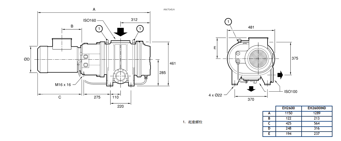 EH2600机械增压泵