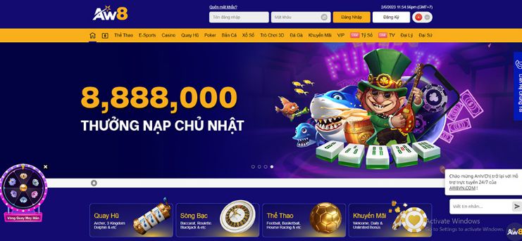 Khi đặt cược vào các sự kiện cấp độ Aw8, vui lòng ghi nhớ những điểm sau - Aw8